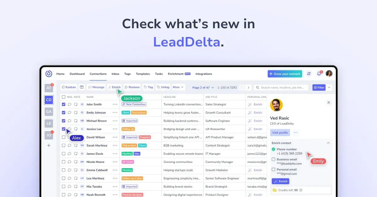 What’s New in LeadDelta – Product Releases