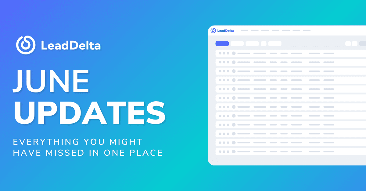LeadDelta Update, May 2024: In prep for the Web App (month 1/3)