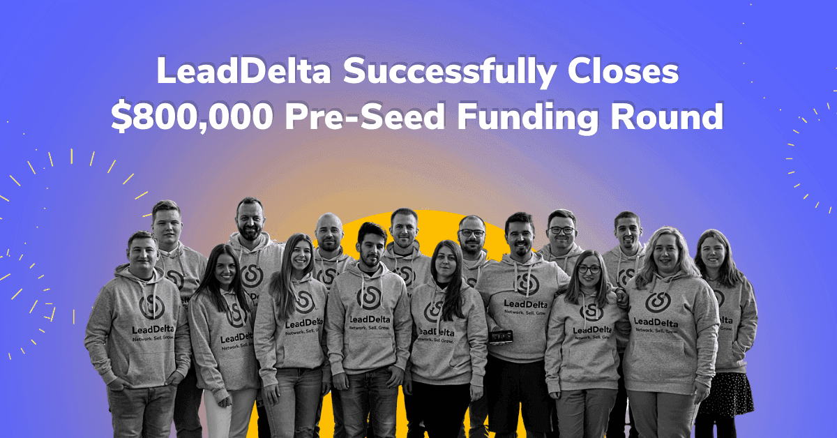 LeadDelta Successfully Closes $800,000 Pre-Seed Funding Round