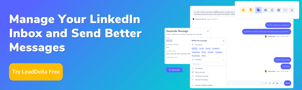 Linkedin Rps Two Inboxes LinkedIn Inbox Management – How To Organize Your LinkedIn Messages